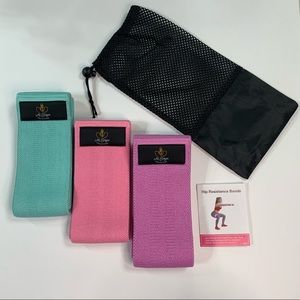 Fabric Hip Resistance Bands Set